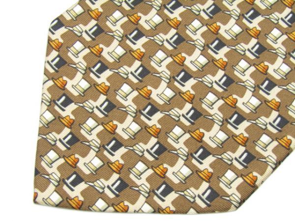 Banana Republic( banana *lipa yellowtail k) silk necktie hat pattern Italy made 840392C173R13