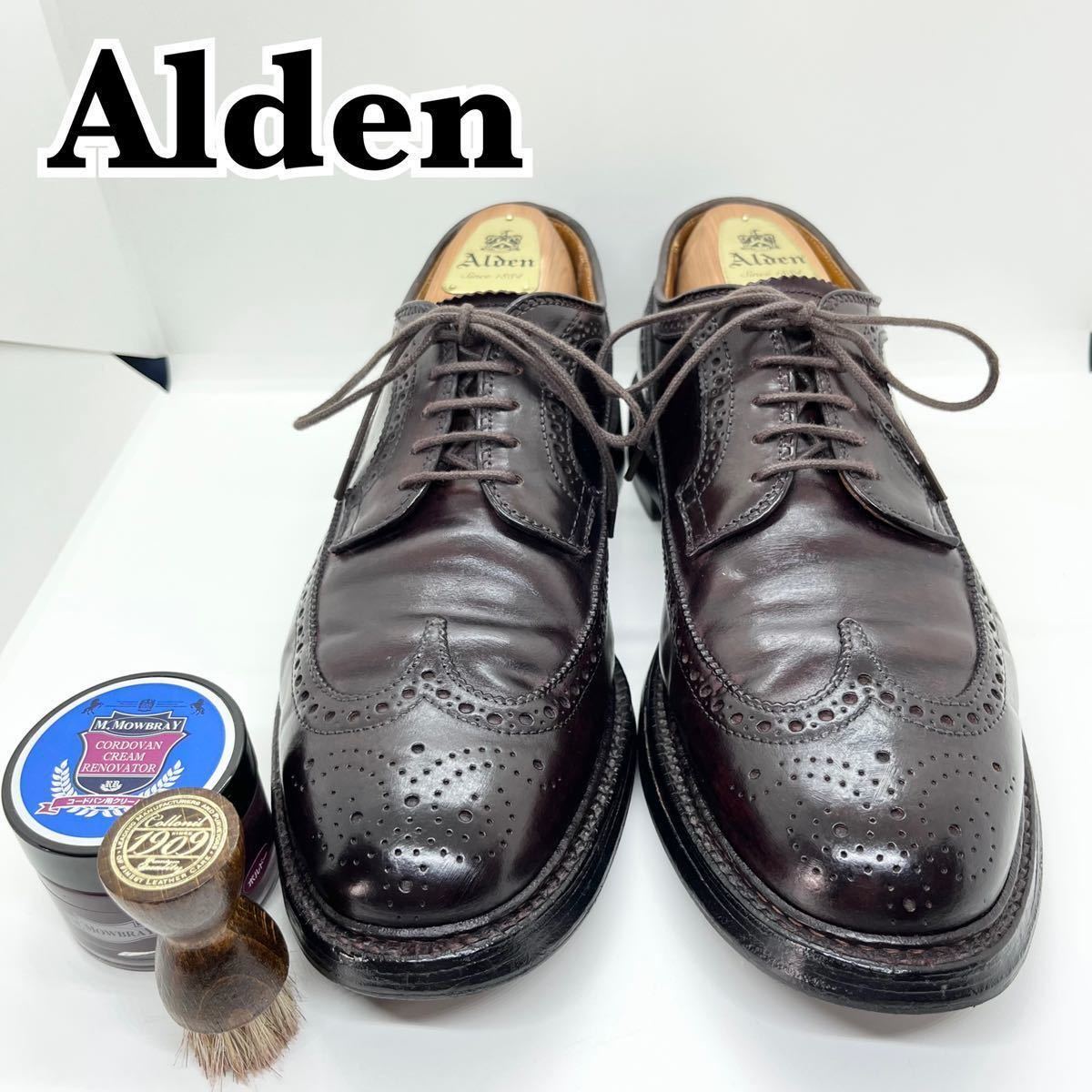 ラウンド ドレス ウィングチップ 975 オールデン Alden シューズ 安い