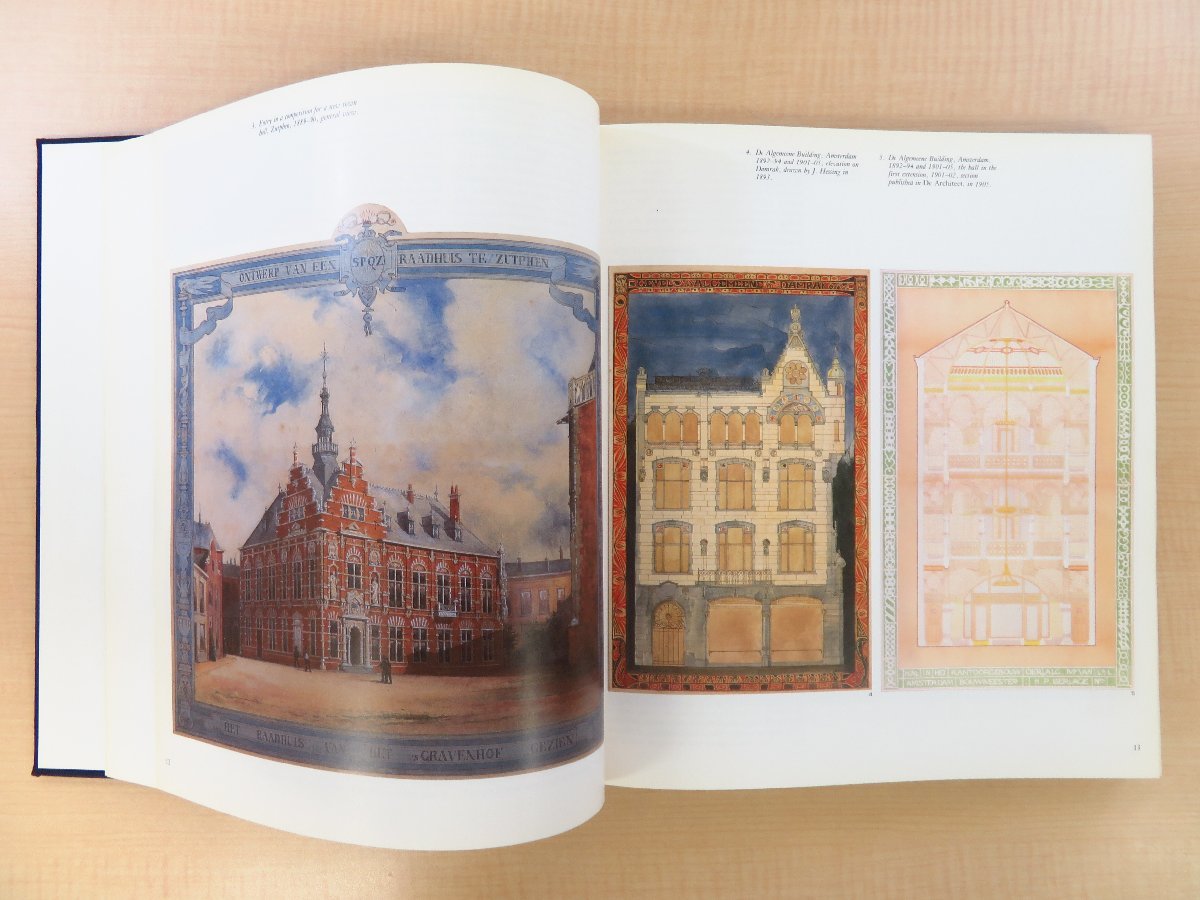 『Hendrik Petrus Berlage Complete works』1988年Rizzoli(NY) ヘンドリク・ペトルス・ベルラーヘ全建築作品集 オランダ近代建築の父_画像3