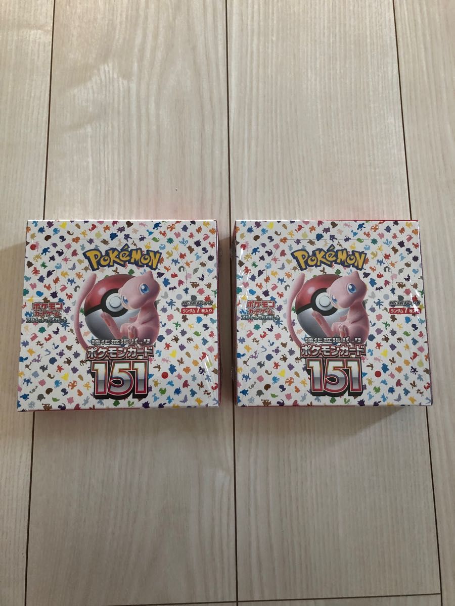 ポケモンカード 151 新品未開封 シュリンク付き2BOXセット|PayPayフリマ