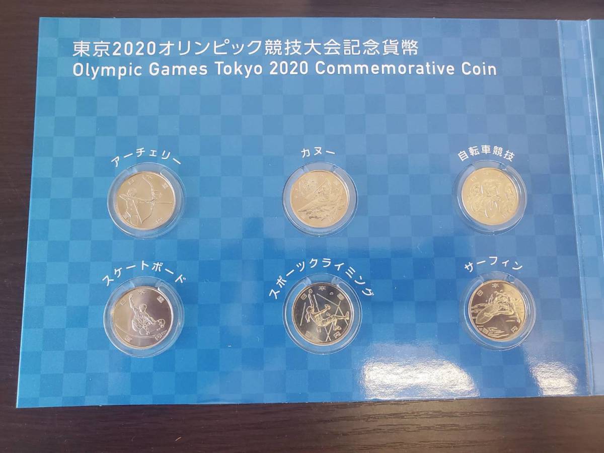 東京2020　オリンピック　パラリンピック　貨幣　コンプリートセット　総額面3000円　未使用　美品　風神　雷神③_画像3