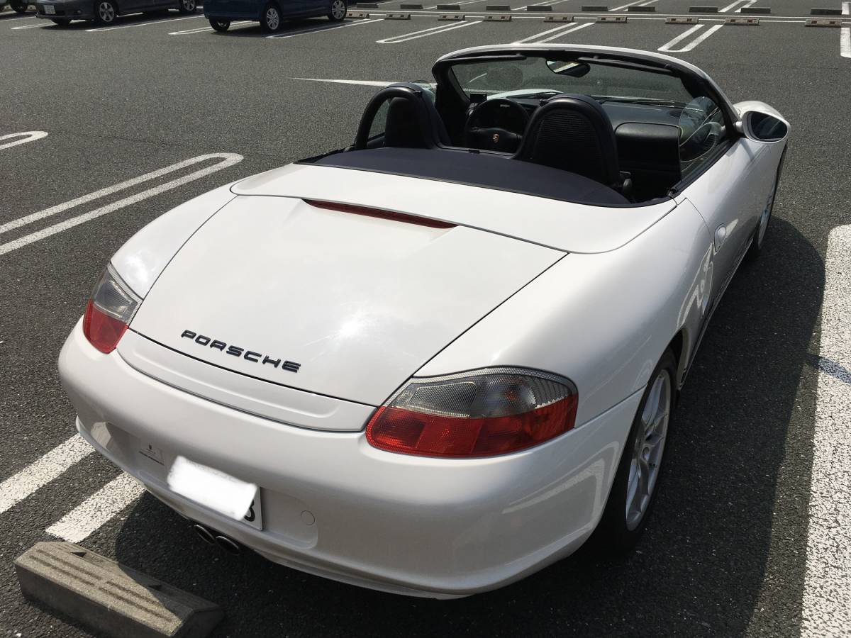  prompt decision selling out * mania . popular 5 speed manual! in addition, popular white Boxster 2.7 Ritter! in addition, hardtop attaching!
