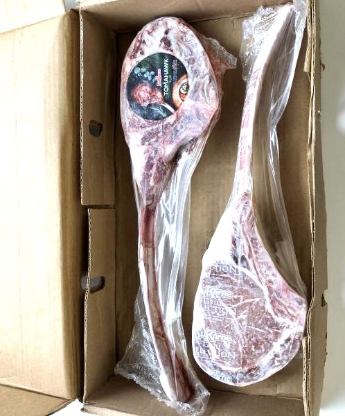 [ bargain sale! wild steak ]28 day .. extra-large cow toma Hawk Blanc gas cho chair 1.5kg on the bone roast prompt decision is 2 pcs set! The Fast and The Furious *