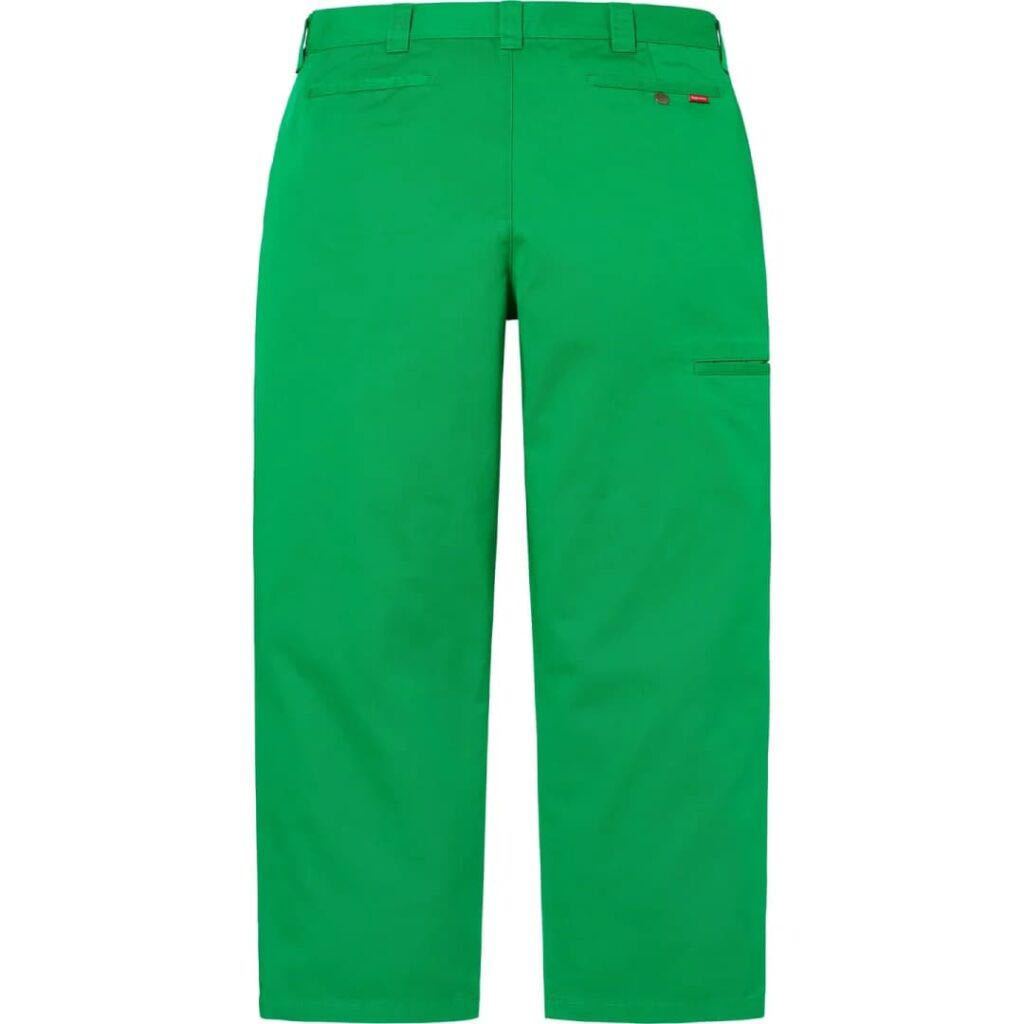 送料無料 32 緑 Supreme Work Pant Green M 23SS シュプリーム ワーク