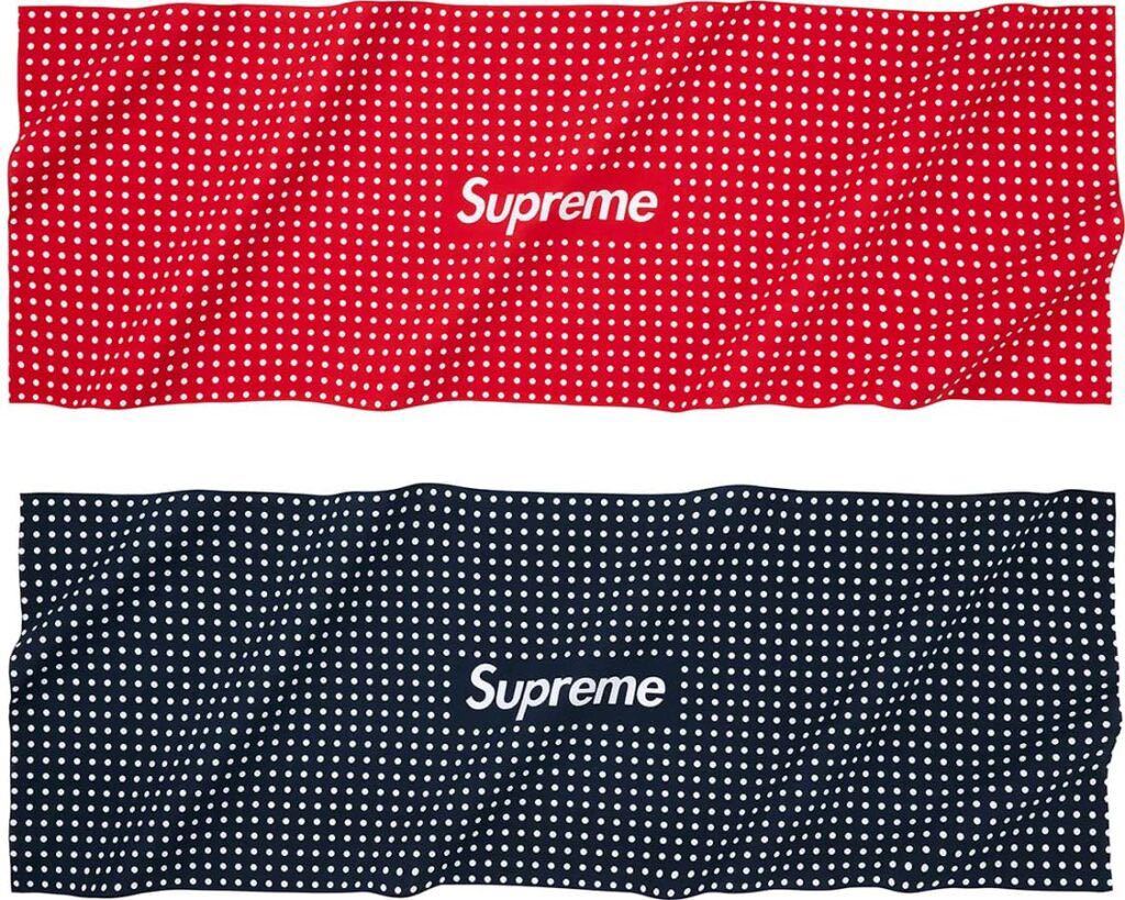 送料無料 Supreme Tenugui Towel (Set of 2) Red Black 22FW 立ち上げ シュプリーム てぬぐい タオル 黒 赤 2色 セット販売 新品未使用_画像2