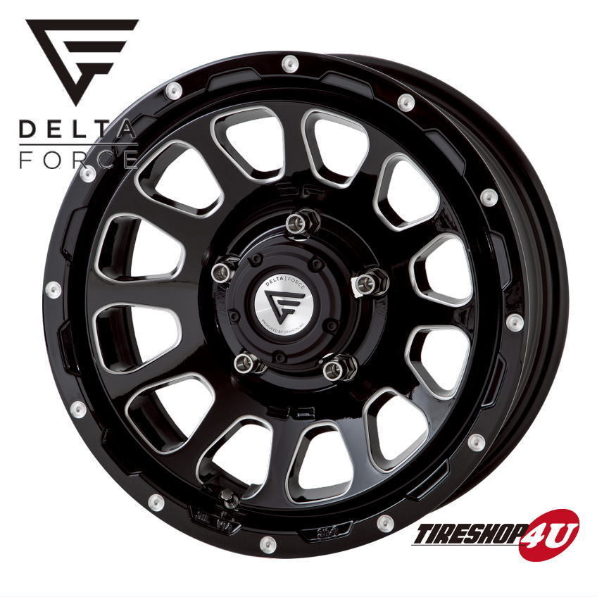 4本セット デルタフォース オーバル OVAL 16x6.0J 5/139.7 -5 BSM BFグッドリッチ オールテレーン KO2 225/70R16 WL ジムニーシエラ JB74_画像2