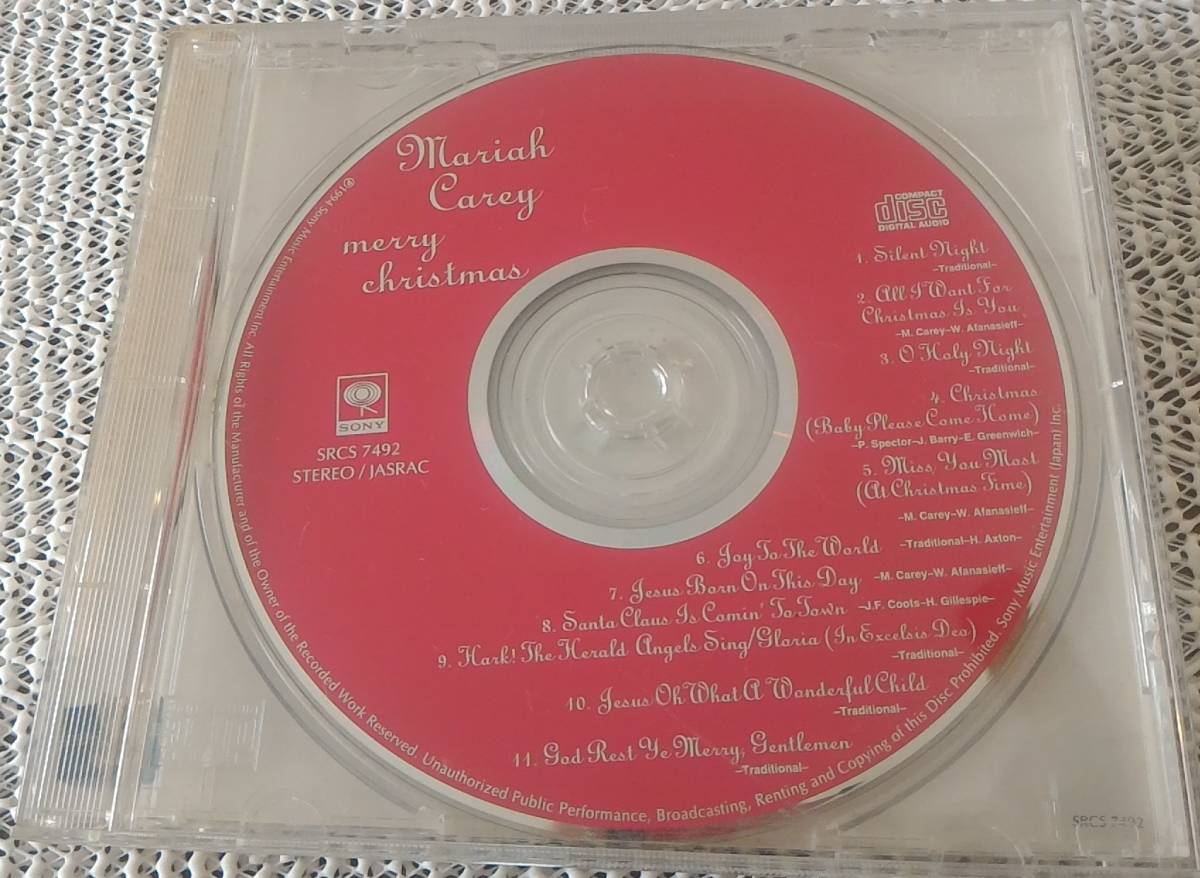 MARIAH CAREY～Merry Christmas album マライア・キャリー～メリー・クリスマス～中古CD_画像5