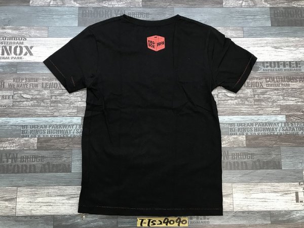 〈送料280円〉PPFM メンズ フォトプリント ストリート系 RED BOX 半袖Tシャツ S 黒_画像3