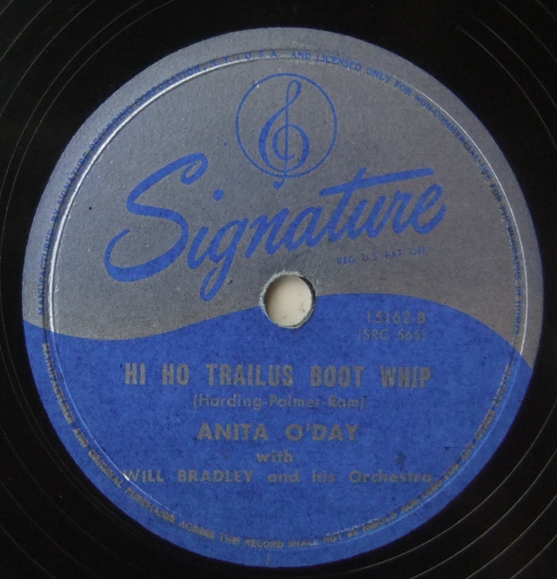 * ANITA O\'DAY / What Is This Thing Called Love / Hi Ho Trailus Boot Whip * Signature 15162 (78rpm SP) *