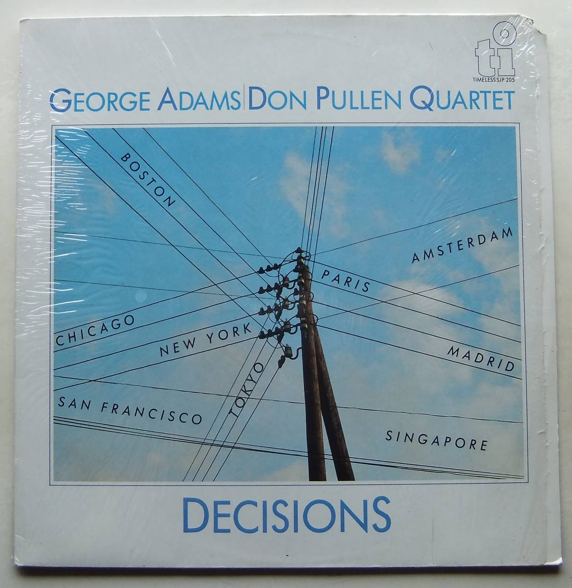 ◆ GEORGE ADAMS - DON PULLEN Quartet / Decisions ◆ Timeless SJP 205 (Holland) ◆_画像1