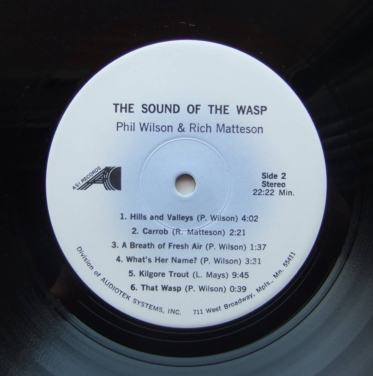 ◆ PHIL WILSON & RICH MATTERSON / The Sound of The Wasp ◆ ASI Records ASI-203 ◆_画像4