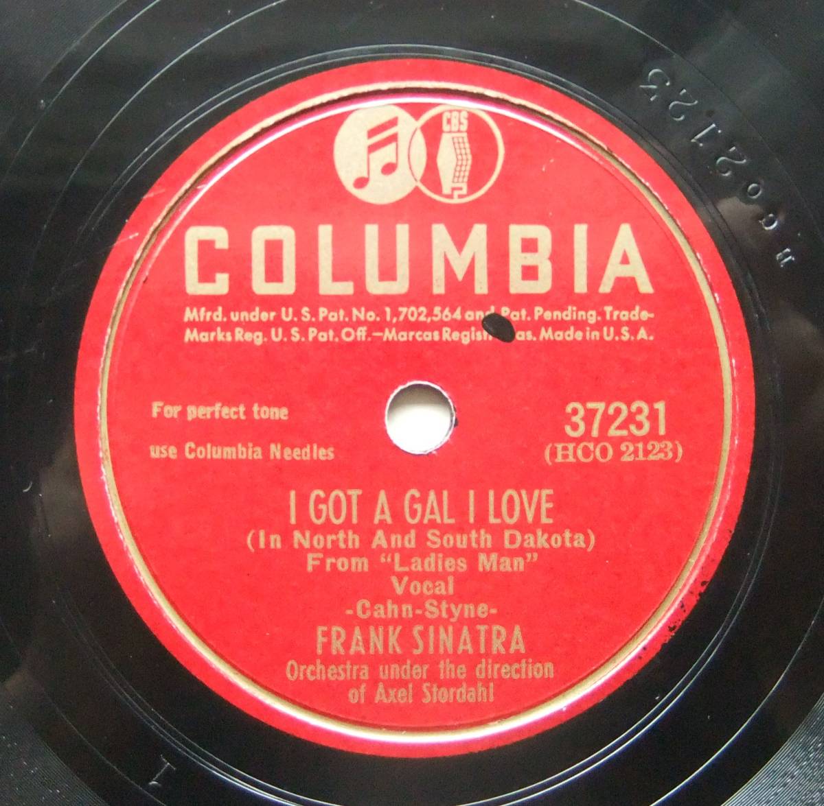 * FRANK SINATRA / I Got a Girl I Love / That\'s How Much I Love You * Columbia 37231 (78rpm SP) * V