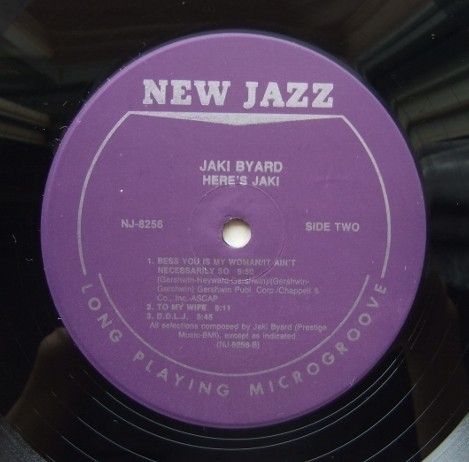 ◆ JAKI BYARD / Here's Jaki ◆ New Jazz WWLJ-7062 ◆ J_画像4