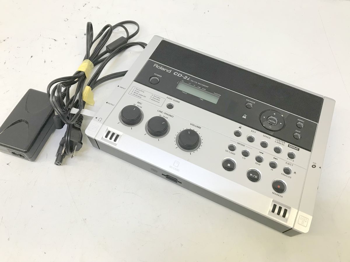 全品送料無料】ローランド SD CD Recorder CD-2I ポータブルオーディオ