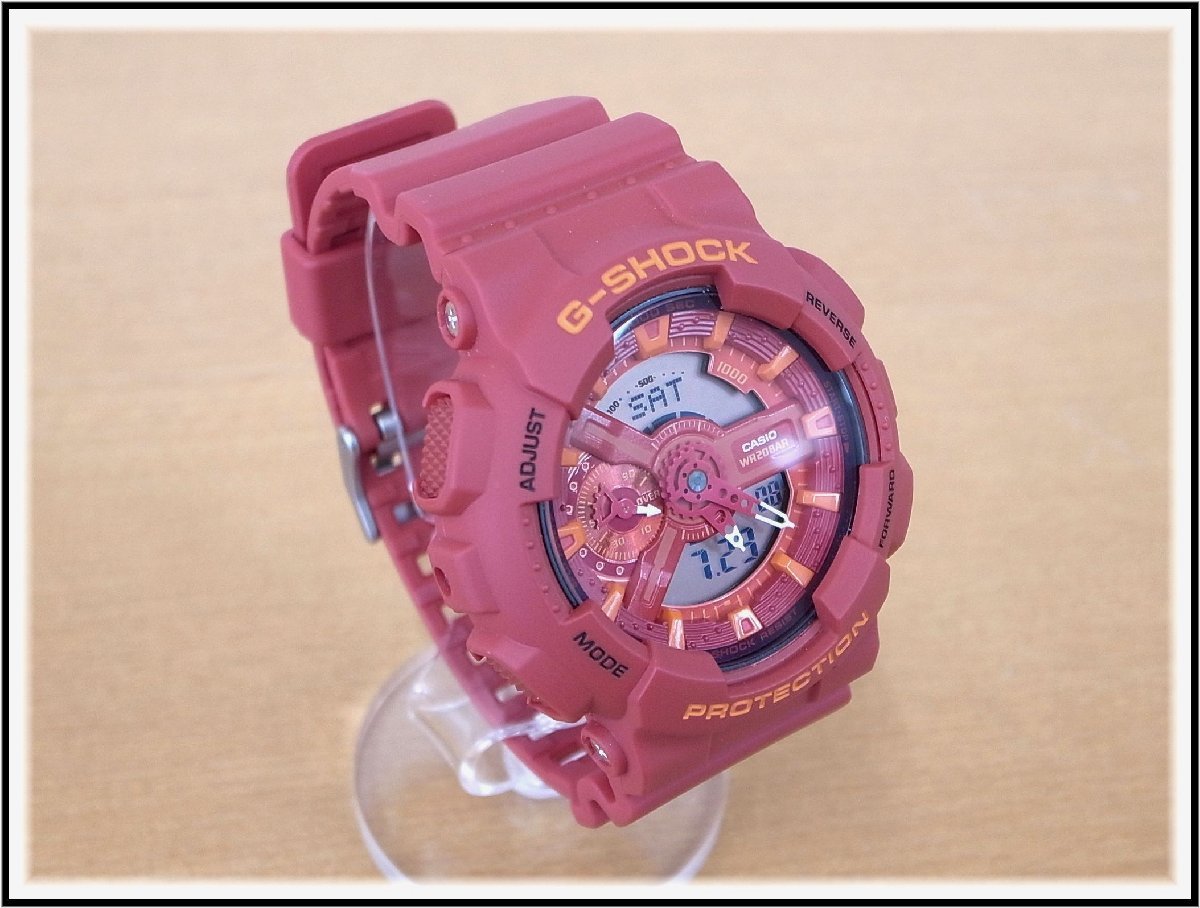 7431T　CASIO カシオ　G-SHOCK　アナログ デジタル　GA-110AC-4AJF　クォーツ　メンズ腕時計　美品_画像1