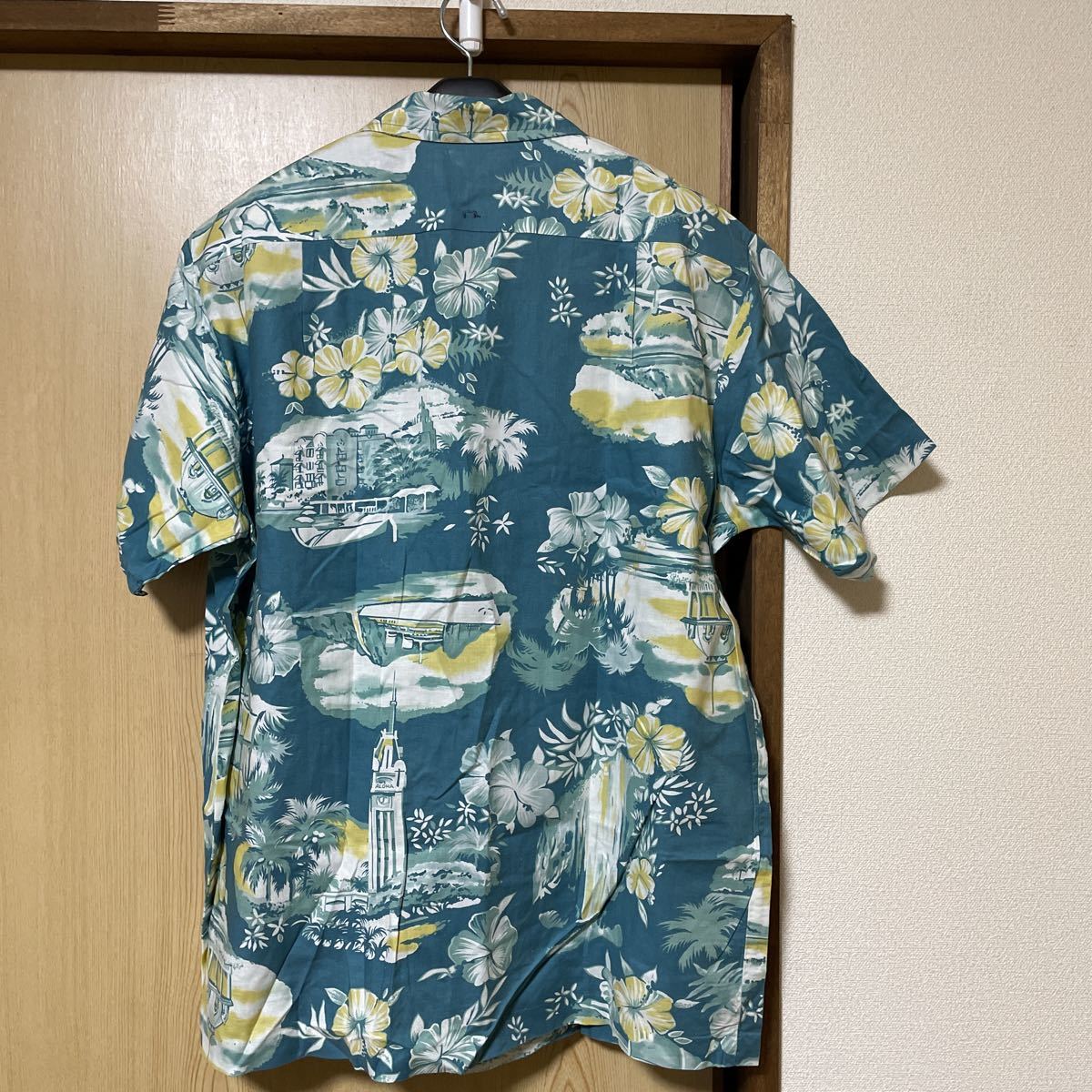 tropical essemceアロハシャツ HAWAII製Mサイズ_画像2