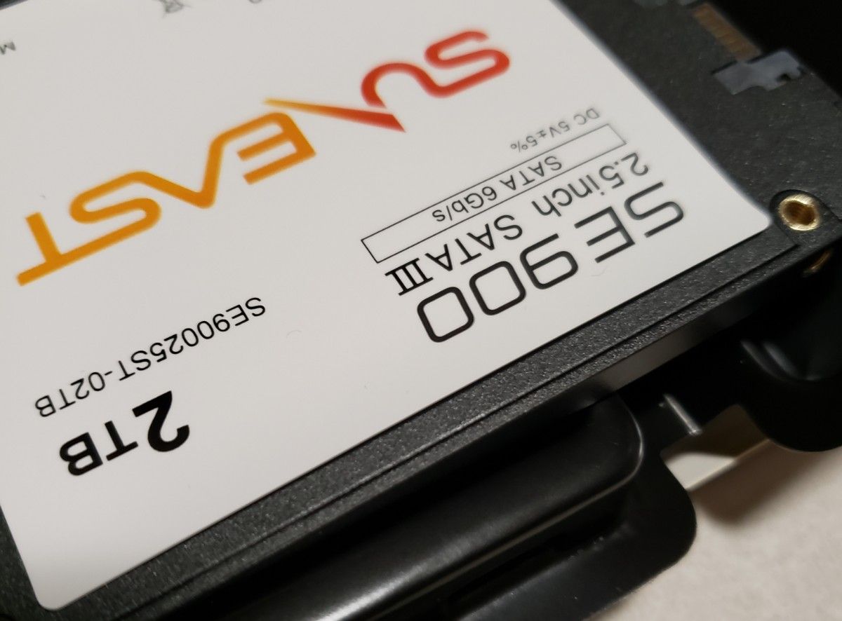 SONY nasne 換装用SSD 2TB fw1.00 SE90025ST-02TB