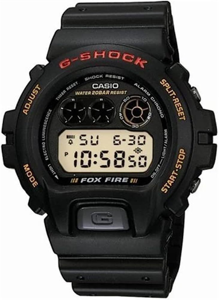 新品 定価12100円 カシオ CASIO G-SHOCK ジーショック DW-6900B-9 ベーシック デジタルタイプ 6900 デジタル 腕時計 ブラック オレンジ即決