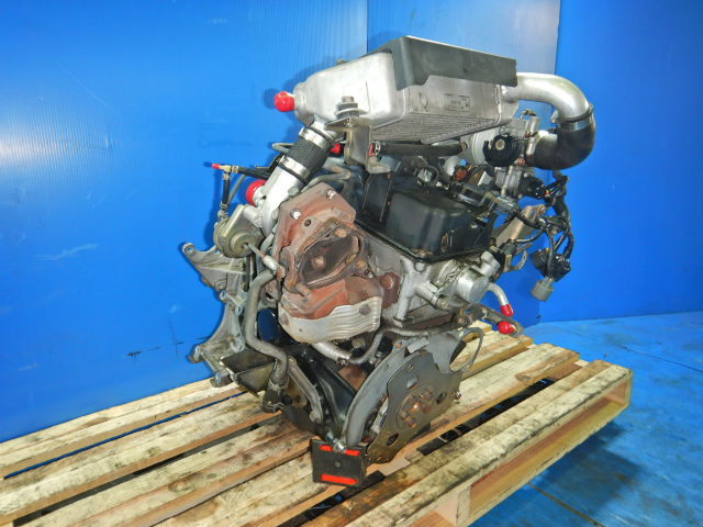 [ Junk / not yet test ] Mitsubishi ABA-H58A Pajero Mini 4A30T engine turbine little rattling equipped. 701-9