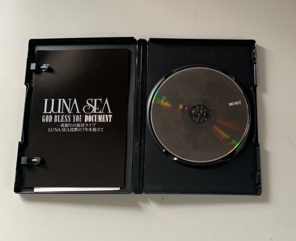 ★LUNA SEA★DVD★NHK ドキュメント★GOD BLESS YOU DOCUMENT★一夜限りの復活ライプ 沈黙の7年を超えて_画像3