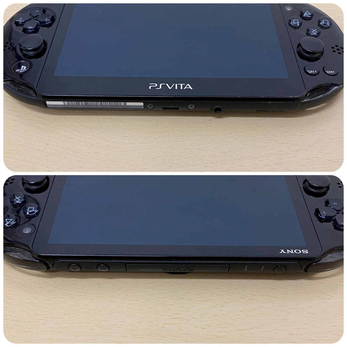 通電のみ確認】 SONY PS Vita PlayStation PCH-2000 ブラック 8GB