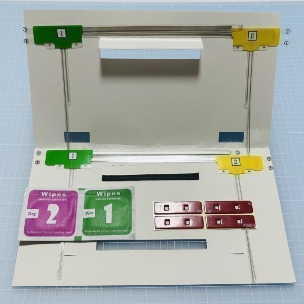 AVIC-CE901ES カロッツェリア 地デジ フィルムアンテナ 両面テープ 取説 ガラスクリーナー付 送料無料_画像1