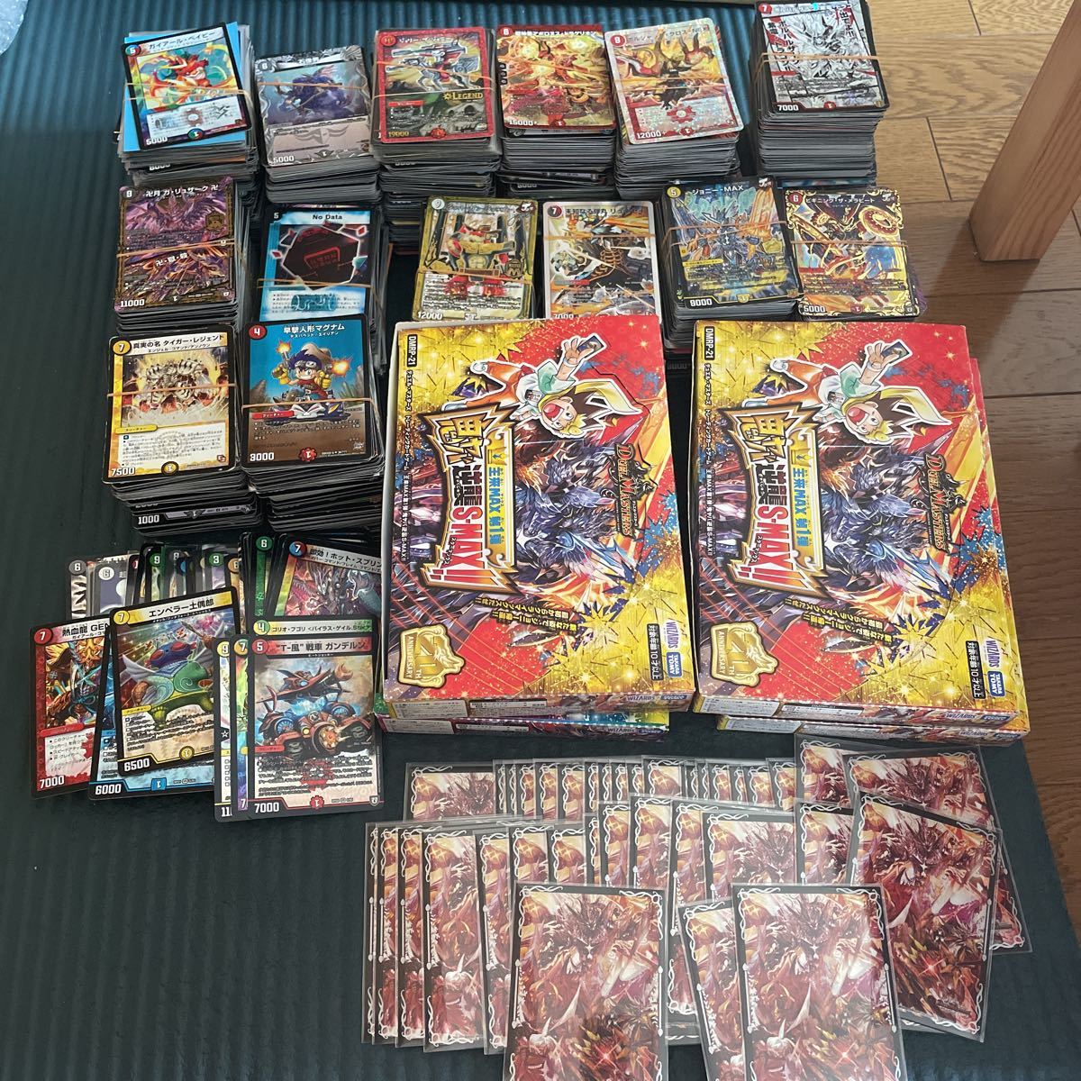 1円スタート】デュエルマスターズ サプライ 約1500枚 BOX スリーブ