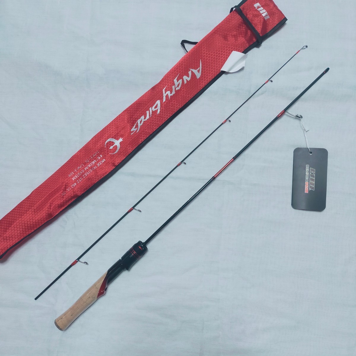 ☆新品☆送料込☆4.5ftスピニングロッドUL 渓流トラウトのミノーイング
