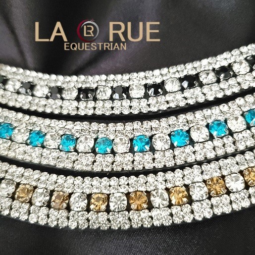 LA・RUE スワロフスキークリスタル カーブ額革FULL クリスタル LA・RUE スワロフスキークリスタル カーブ額革FULL クリスタル