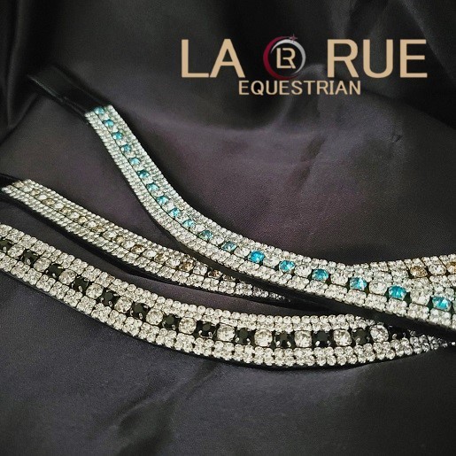 LA・RUE スワロフスキークリスタル カーブ額革FULL クリスタル LA・RUE スワロフスキークリスタル カーブ額革FULL クリスタル