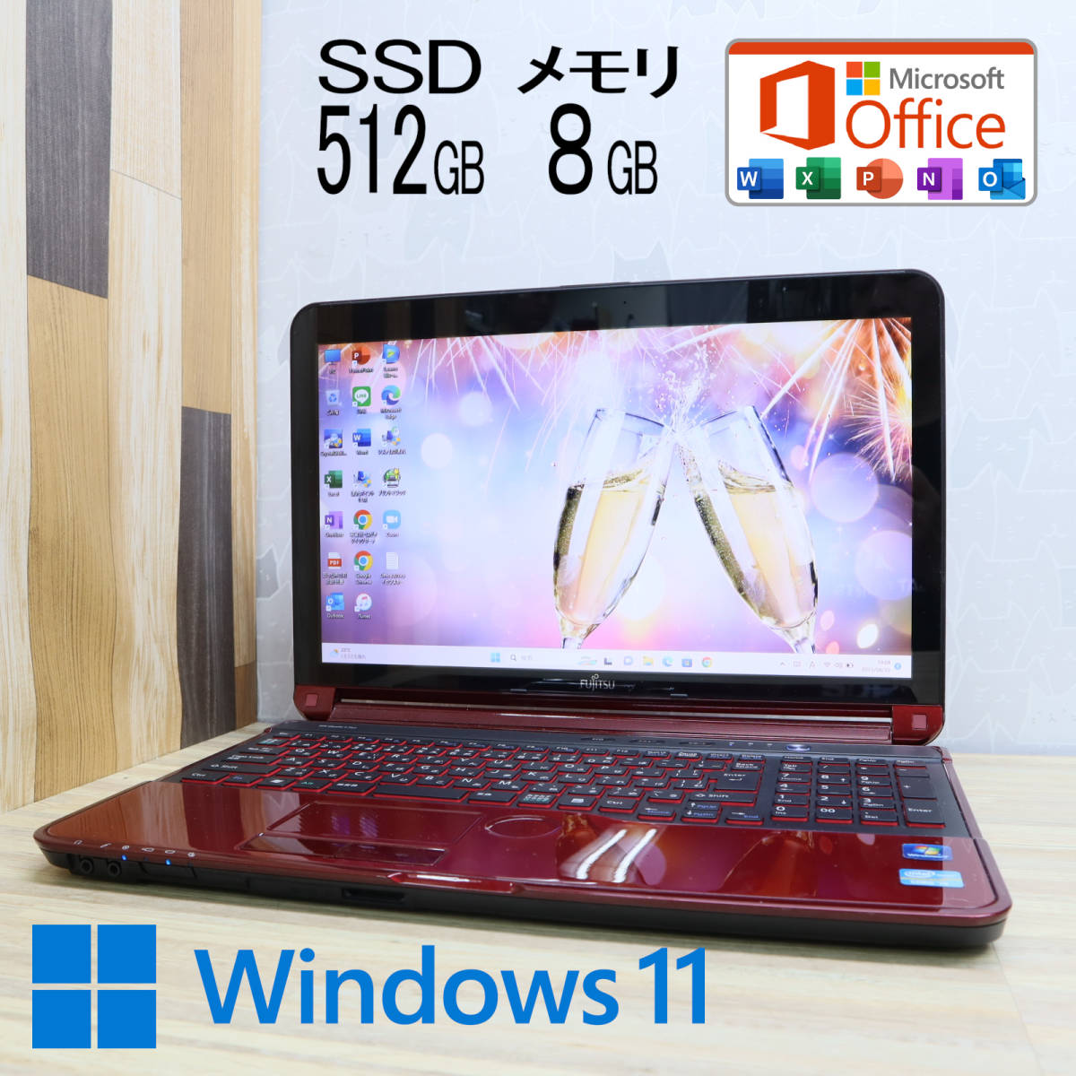☆美品高性能i5!新品SSD512GB メモリ8GB☆A56E Core i5-2520M Blu-ray