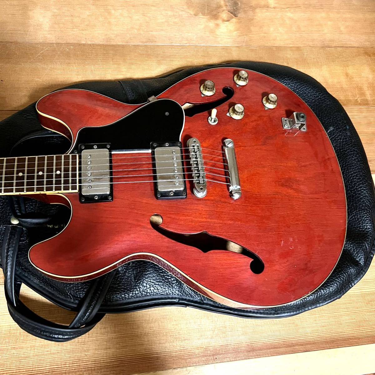 mm2★ 動作確認済　ヤマハ　YAMAHA Super Axe SA700 エレキギター レザーケース付き_画像10