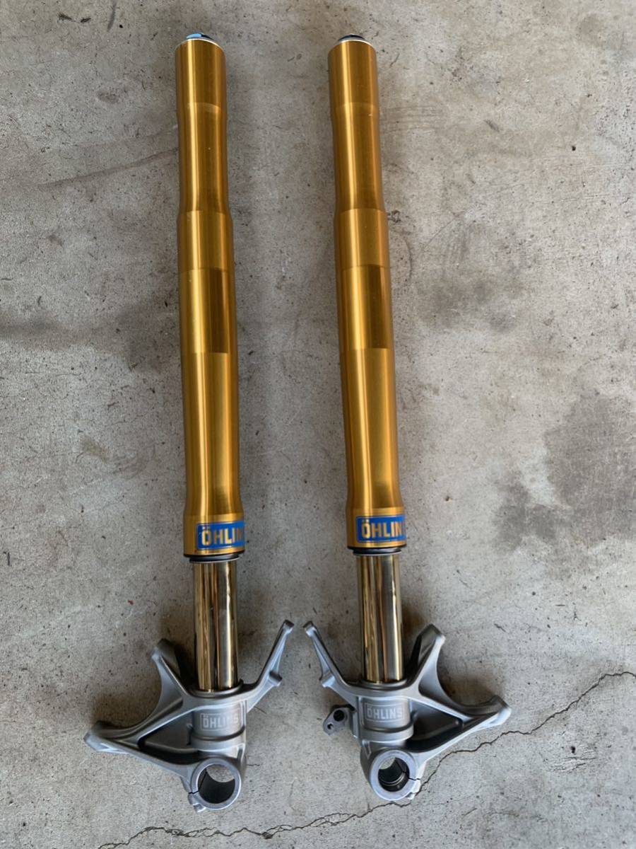  Ducati 1199 1299paniga-re Ohlins original front fork front suspension shock handstand DUCATI