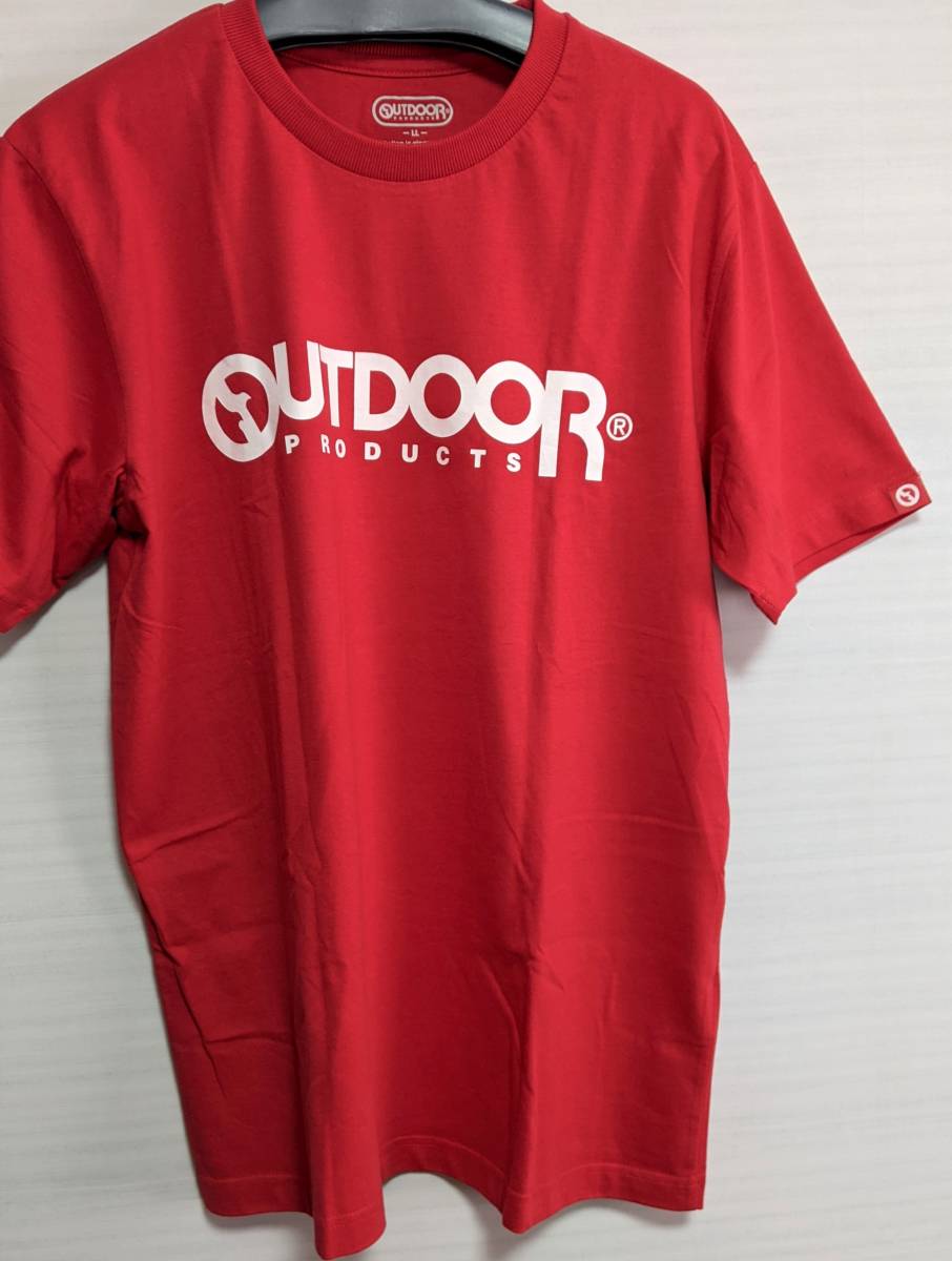 OUTDOOR PRODUCTS アウトドアプロダクツ 　Ｔシャツ+ショートパンツ 　上下セット　 LLサイズ　 色レッド/ブルー