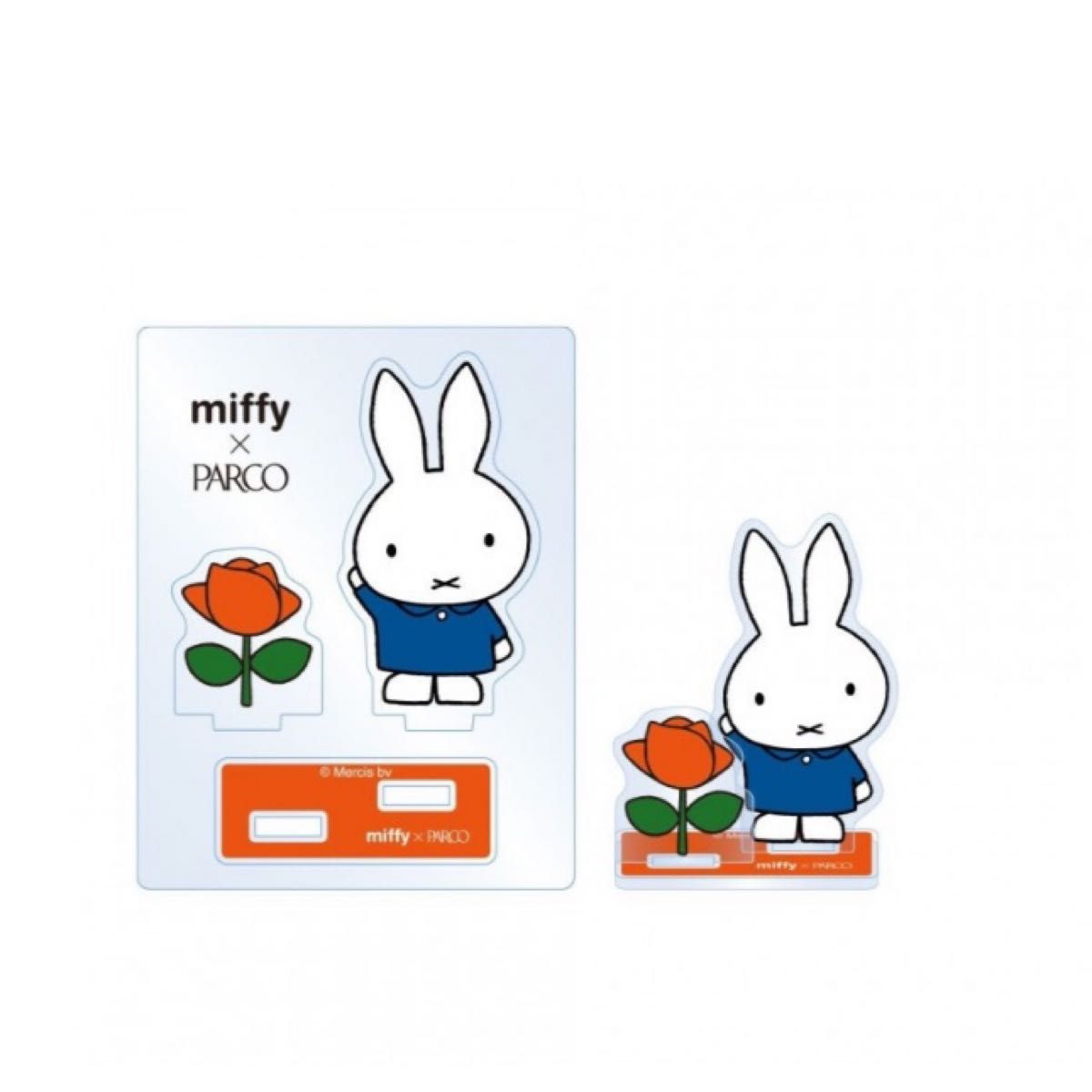 miffy×PARCO ミッフィーとパルコのおみせやさん 限定 アクリルスタンド キーホルダー ノベルティノート 3点セット