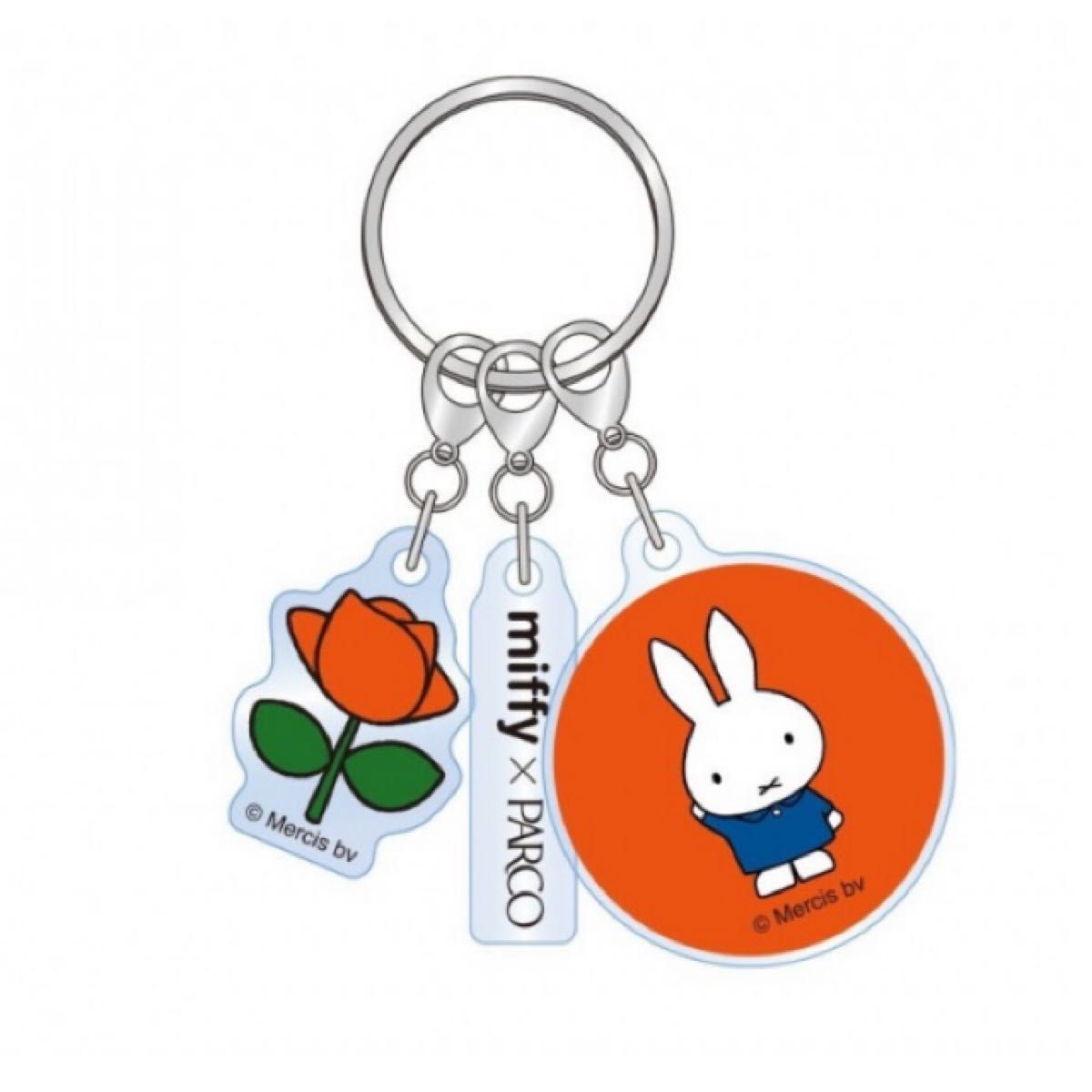 miffy×PARCO ミッフィーとパルコのおみせやさん 限定 アクリルスタンド キーホルダー ノベルティノート 3点セット