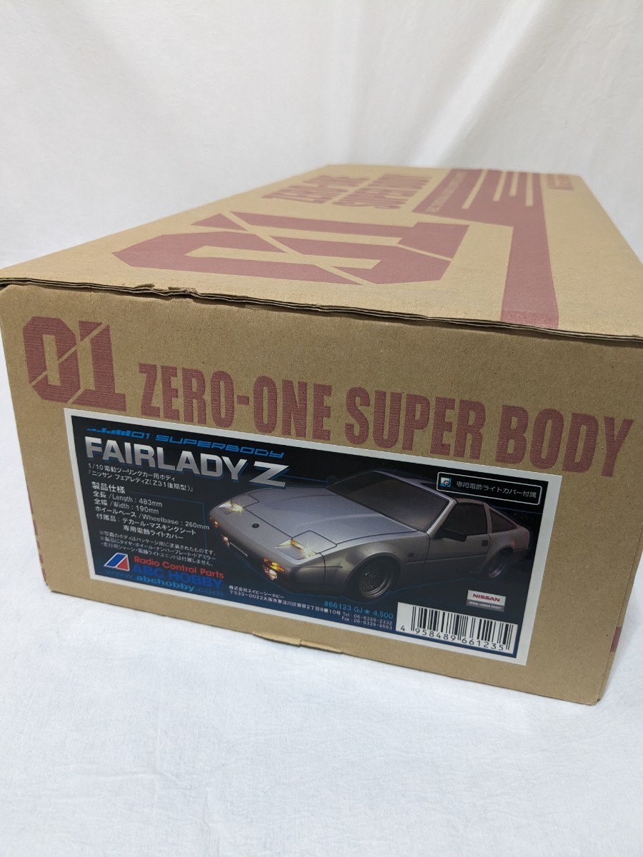 【新品未組立】ABC HOBBY 電動ツーリングカー用ボディ 日産 フェアレディZ(Z31後期型) 1/10_画像3