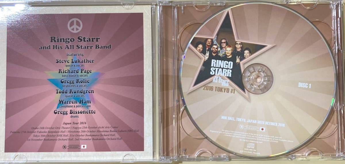 送料無料 Ringo Starr & His All Starr Band (2CD) 2016 TOKYO #1_画像3