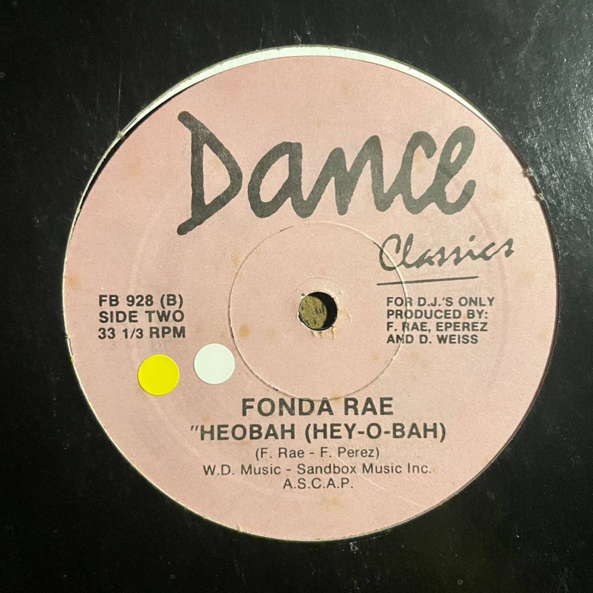 【 Garage Classic 】Fonda Rae Over Like A Fat Rat / Heobah (Hey-O-Bah) De La Soul Eric B. & Rakim ネタ Leroy Burgess Logg_画像3