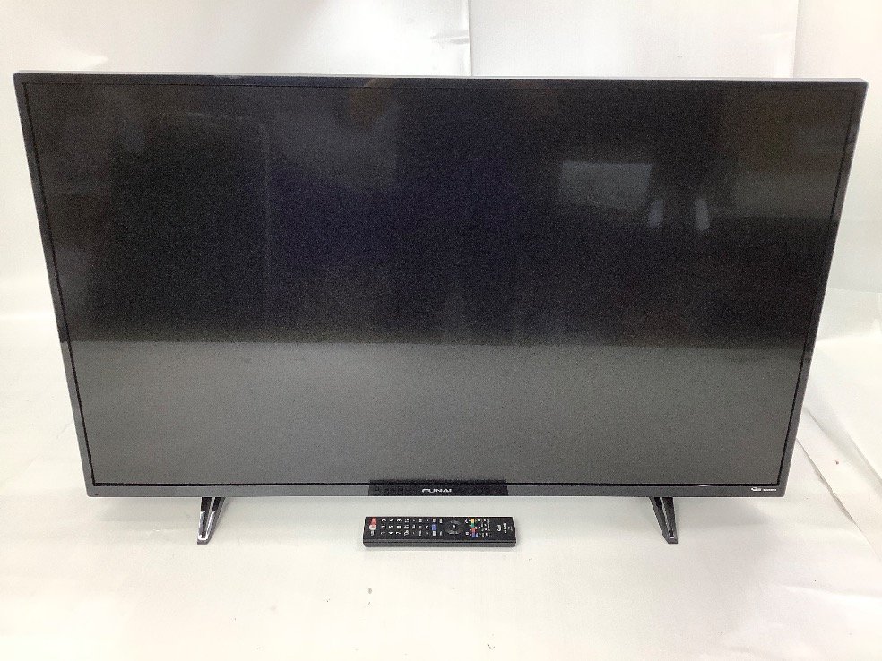 FUNAI 43インチ 4K液晶テレビ FL-43U3020 2019年製 リモコン/ボタン/地