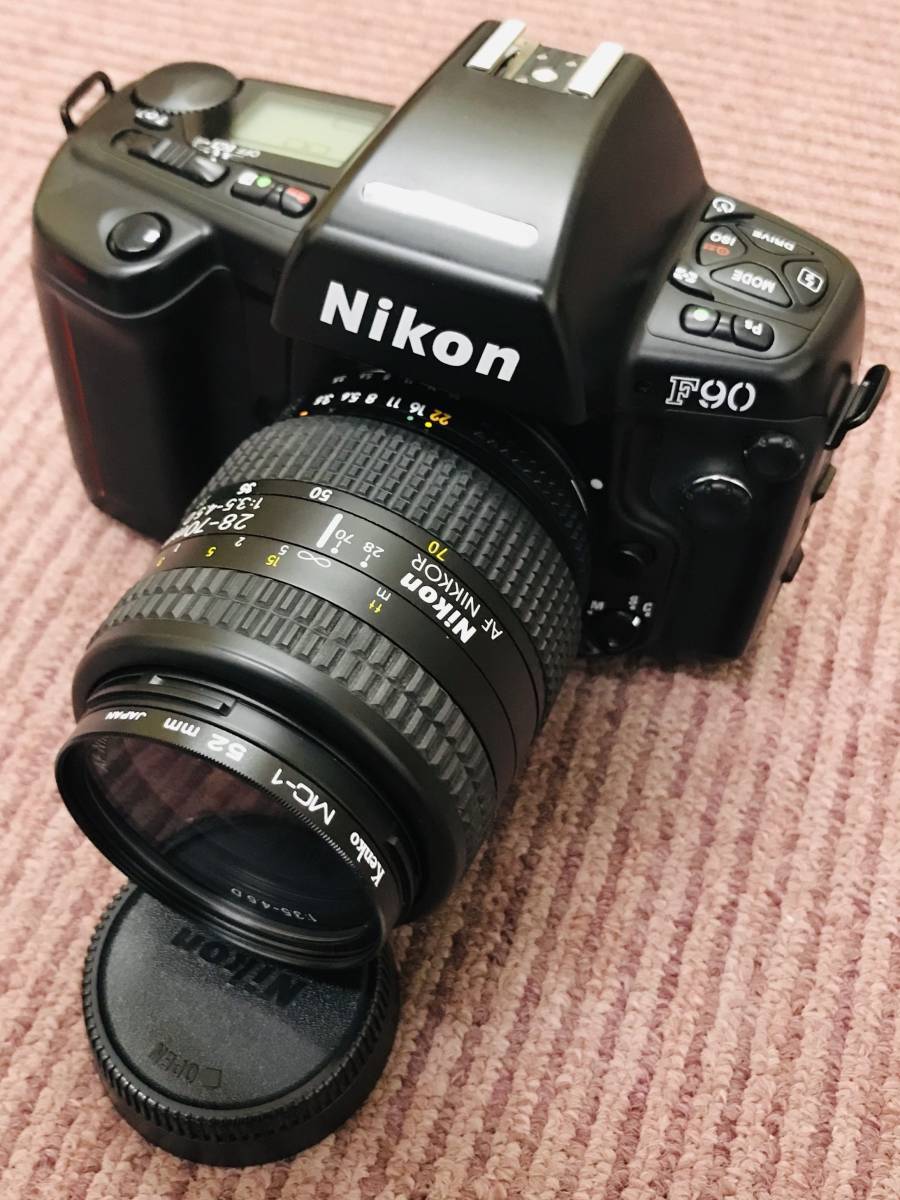 ★ カメラ Nikon F90 ★レンズ ①AF NIKKOR 28-70㎜ 1:3.5-4.5D②AF MICRO NIKKOR 105㎜ 1：2.8 D★リモートコード MC-20★おまとめ4点★の画像1