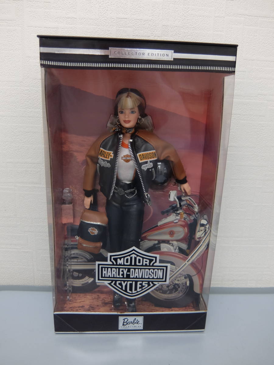 barbie collectibles edition バービー motor cycles HARLEY DAVIDSON マテル MATTEL ハーレーダビッドソン 25637 ドール_画像1