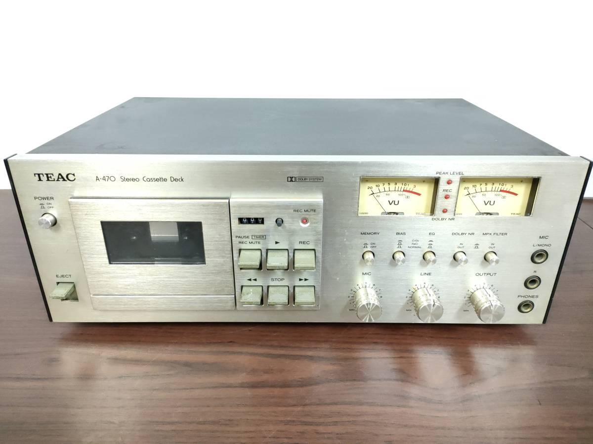 TEAC A-470 ステレオカセットデッキ | JChere雅虎拍卖代购