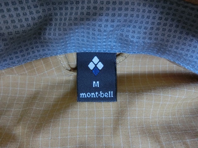 着用数回　mont・bell ハーススリーブシャツ　半袖シャツ　Mサイズ　からし色　ウイックロン仕様 1104908 定形外250円～_画像8