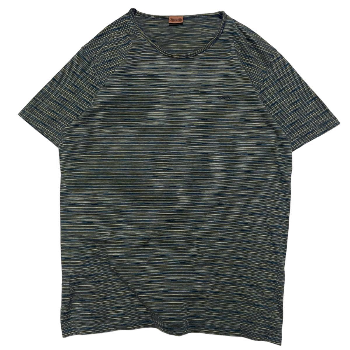 古着 MISSONI ミッソーニ ボーダー Tシャツ_画像1