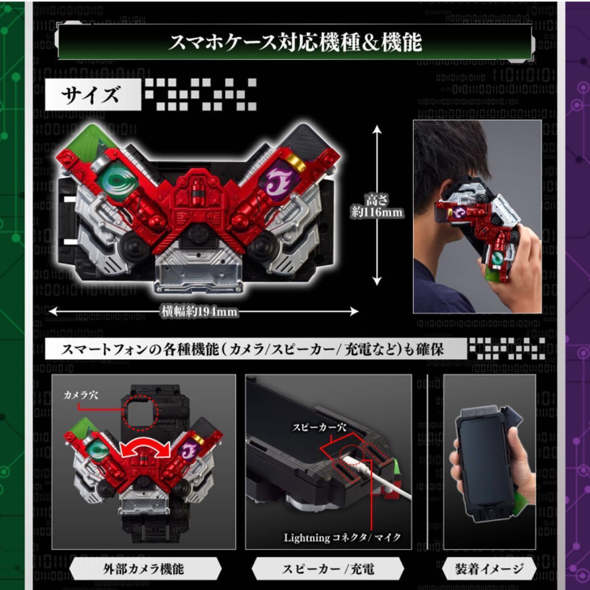 【未開封】仮面ライダーW HENSHIN ACTION CASE ダブルドライバー & サウンドカードセット