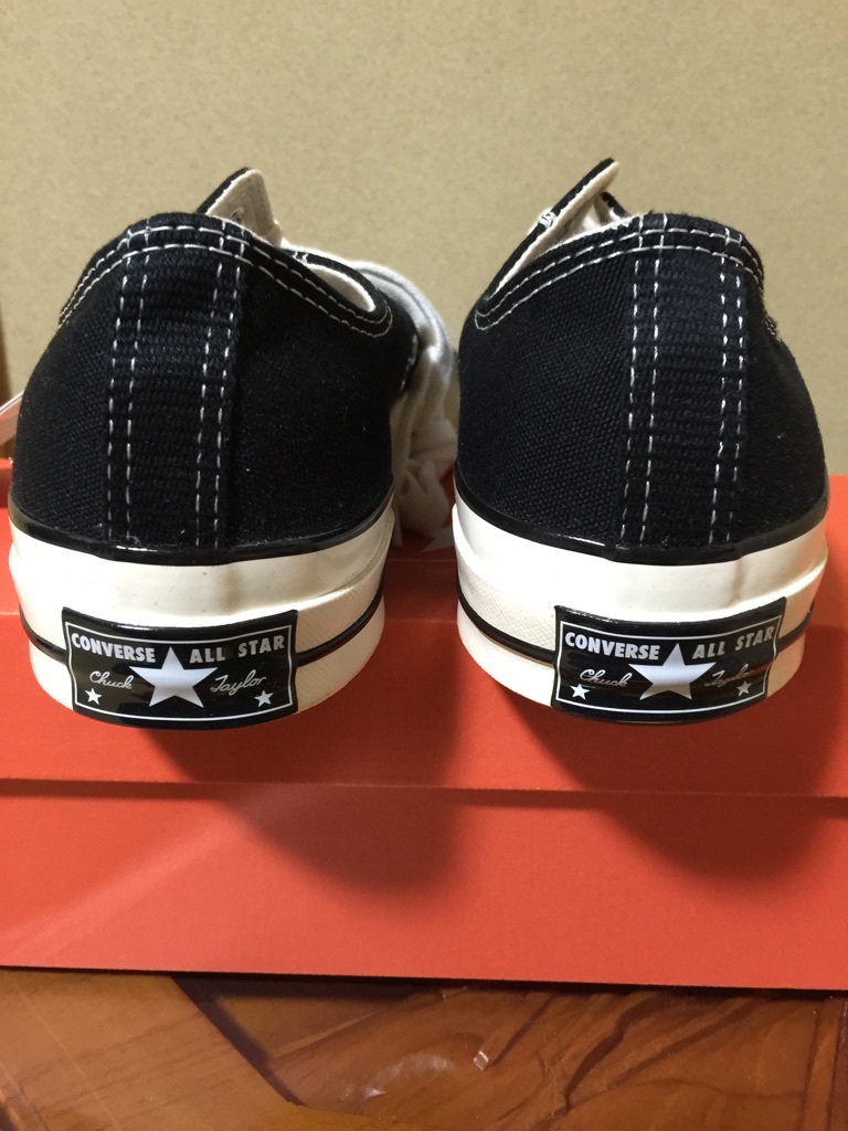 お洒落に敏感な方へ 未使用 　 コンバース　 チャックテイラー　 Chuck Taylor ７０　LOW　 BLACK 　２７センチ　 US：８．５_画像7