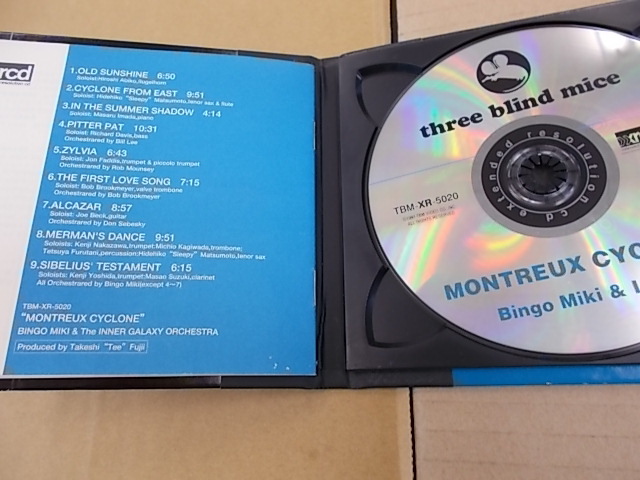 〇希少/和ジャズ/三木敏悟 / モントルー・サイクロン / Bingo Miki & The Inner Galaxy Montreux Cyclone(Three Blind Mice TBM-XR-5020)_画像4