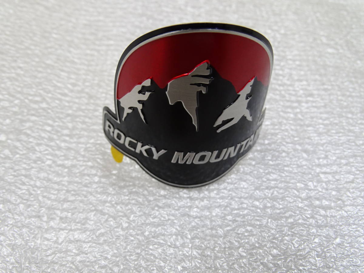 ROCKY MOUNTAIN original head emblem ( aluminium * both sides tape attaching )