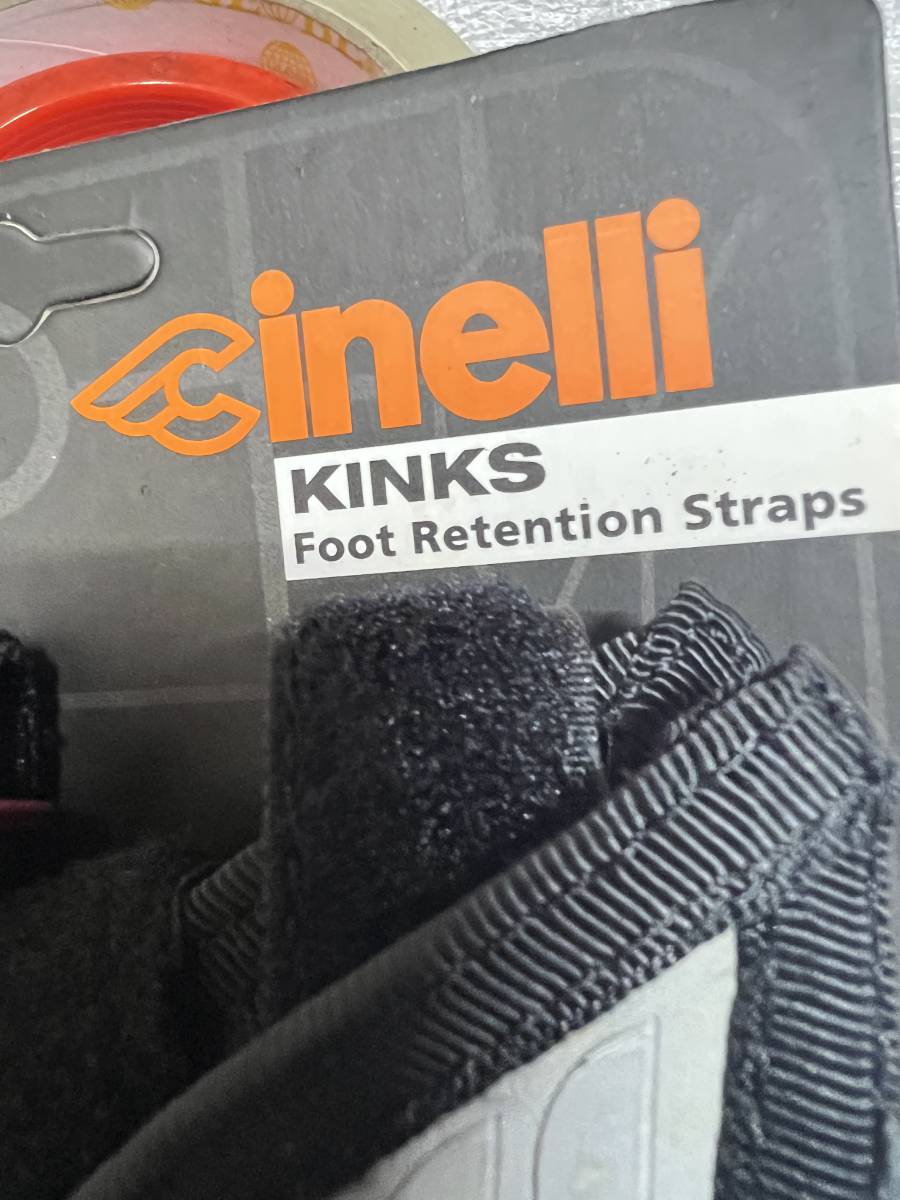 新品 CINELLI チネリ KINKS キンクス ペダルストラップ ピスト 競輪 トラックの画像3